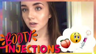 GETTING BUTT INJECTIONS  VLOG [upl. by Yblek]