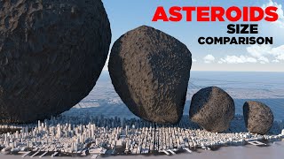 ASTEROIDS Size Comparison 🌑 [upl. by Ainoz]