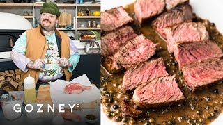 Matty Matheson makes Steak au Poivre  Gozney Roccbox [upl. by Wetzel300]