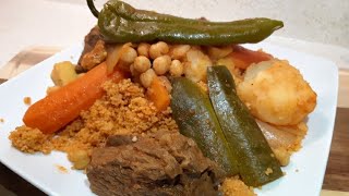 How to make Delicious Tunisian Couscous Easy recipe [upl. by Aenehs]