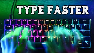 Learn how to type REALLY FAST 200wpm [upl. by Tadeo384]