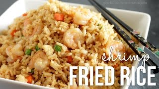 How to Make Shrimp Fried Rice Chinese Fried Rice Recipe [upl. by Charmian37]