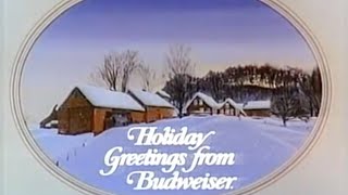 BUDWEISER  1987 Christmas Commercial [upl. by Garner]