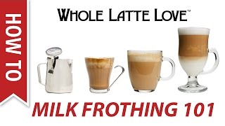 Milk Frothing for Beginners [upl. by Amandy]