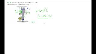 Problem F1240 Dynamics Hibbeler 13th Chapter 12 [upl. by Chev292]