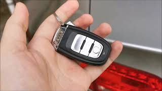 Audi A4 B8  What to do if the car stops responding to your unlocking key inputs [upl. by Lenka]