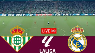 LIVE Real Betis vs Real Madrid La Liga 2425 Full Match  Video Game Simulation [upl. by Gilberto611]