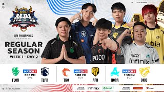 🔴 LIVE  MPL PH S15  FILIPINO  Week 1 Day 2 [upl. by Nino866]