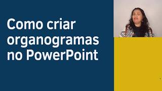 Como criar organograma no Powerpoint [upl. by Ddej]