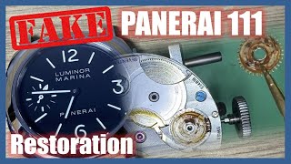 Fake PANERAI 111 restoration and repair [upl. by Blumenthal]