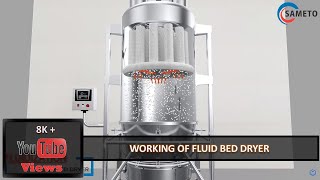 Fluid Bed Dryer FBD Animation  Pharmaceutical Dryer  Fluidized Bed Dryer  Working Principle [upl. by Silvano]