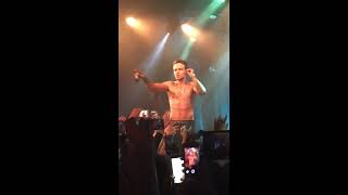 Liam Payne  Strip That down live at Virgin Radio showcase  Paris France  Shirtless Liam [upl. by Laurette409]