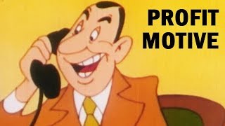 The Profit Motive Going Places  ProCapitalism Propaganda Cartoon  1948 [upl. by Tobe]