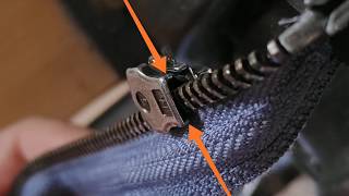 Reissverschluss reparieren  Repair zipper [upl. by Athelstan]