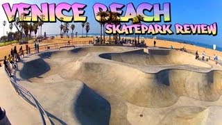 Skatepark Review Venice Beach Skatepark  Venice California [upl. by Sigismundo910]