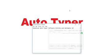 Auto Typer [upl. by Kroy]