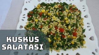 Kuskus Salatası Nasıl Yapılır   Aytenin Mutfağı [upl. by Hagep]