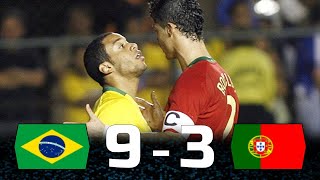 Brazil Destroying Portugal  Brazil 9 vs 3 Portugal Goals amp Highlights Last 2 Friendly Matches [upl. by Gibbie]