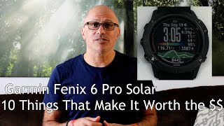 Garmin Fenix 6X Pro Solar  what you need to know [upl. by Anassor567]