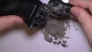 The Best Electric Shaver Cleaning Video [upl. by Tnilf947]