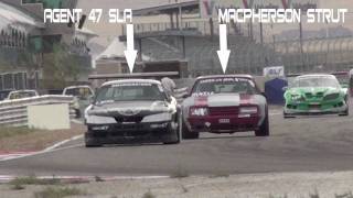 SLA Suspension vs MacPherson Strut [upl. by Lletnom611]