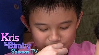 Kris TV Kris encourages Bimby to eat balut [upl. by Zamora]