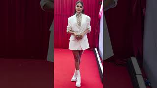 Priyanka Chahar Choudhary SLAYS in White Blazer at Dreamiyata Drama Launch [upl. by Erodoeht902]