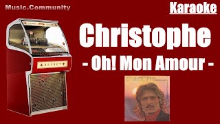 Karaoke  Christophe  Oh mon amour 1972 [upl. by Onurb]