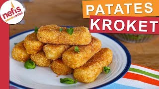 EN PRATİK Patates Kroket Tarifi  Az Malzemeli Çok Lezzetli [upl. by Fritzsche]