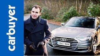 Audi A8 2018 indepth review  Carbuyer [upl. by Mohandis]