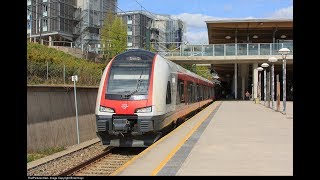 Oslo Airport  Airport Train to Downtown Oslo Train Trip Review [upl. by Ahseket97]