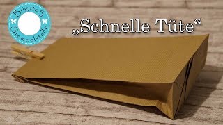 Schnelle Tüte basteln [upl. by Rolyks31]