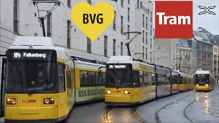 Straßenbahn Berlin  Tram  BVG  March 2020 [upl. by Artied]