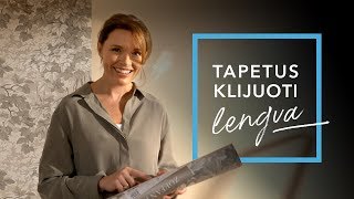 Tapetus klijuoti lengva [upl. by Alleirbag]