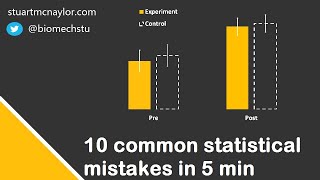 Ten Statistical Mistakes in 5 Min [upl. by Anividul]