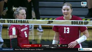 3 Wisconsin Vs 16 Purdue  NCAA Women Volleyball Full Game 11172023 [upl. by Iasi860]