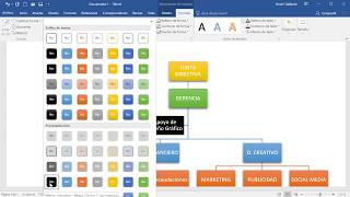 COMO HACER UN ORGANIGRAMA EN WORD [upl. by Tallula636]