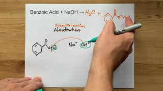 Benzoic Acid  NaOH   Neutralization Reaction [upl. by Nabila]