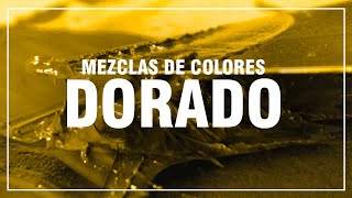 COMO HACER EL COLOR DORADO 🥇 Mezclas de Colores Paso a Paso [upl. by Zenitram]