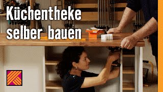 Küchentheke selber bauen  HORNBACH Möbelbau [upl. by Gerard]