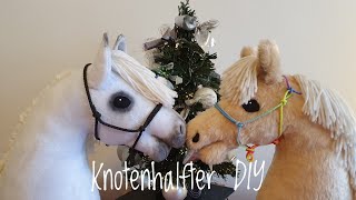 DIY 🐎Hobbyhorse Knotenhalfter  in 10 Minuten [upl. by Ahtnamas]