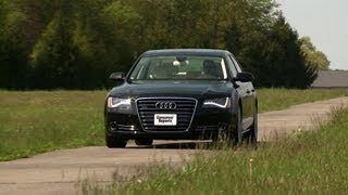 Audi A8 review  Consumer Reports [upl. by Eutnoj296]