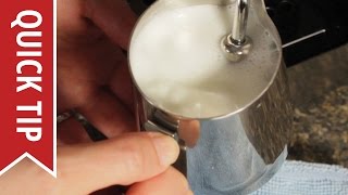 How to AutoFroth Milk for Lattes [upl. by Ennayd]