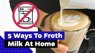 How To Froth Milk At Home Best Milk Frothers Review [upl. by Grondin]