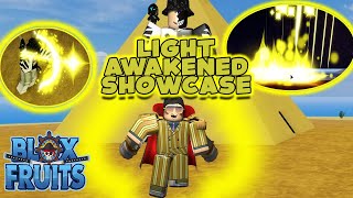 Light Awakening Showcase Blox Fruits [upl. by Breech]