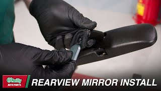 How To Replace Your Vehicles Rearview Mirror [upl. by Aniratac227]