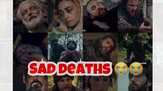 Ertugrul sad deaths emotional scenes death of brave hearts [upl. by Ystap]