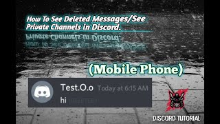 How to Check Deleted Messages and See Hidden Channels at Discord  Bluecord App  Discord Tutorials [upl. by Aelyak]