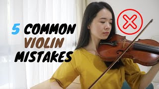 5 Common Mistakes Beginner Violinists Make [upl. by Milburr678]