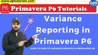 Variance Reports In Oracle Primavera P6  Primavera Reporting  Primavera Learning [upl. by Zashin43]